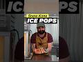 Ice Pops in an Industrial Snow Cone Machine