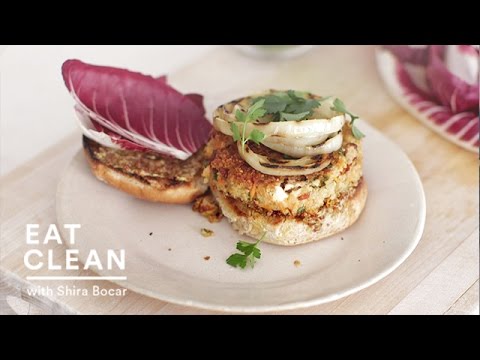 Meatless Quinoa and Feta Burgers - Eat Clean with Shira Bocar