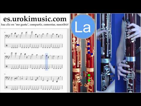 Como Tocar Fagot Lukas Graham - 7 Years Tablatura Parte#1 ejercicios um-i927