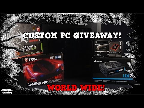Custom Watercooled Gaming PC Build Giveaway World Wide - Corsair and MSI Liquidcooled PC Mod