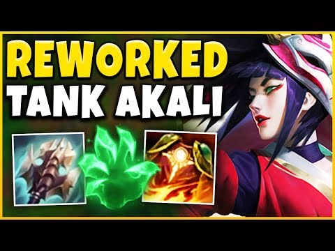 *AKALI REWORK* THE 100% PICK/BAN BUILD RETURNS (KOREAN TANK AKALI) - League of Legends
