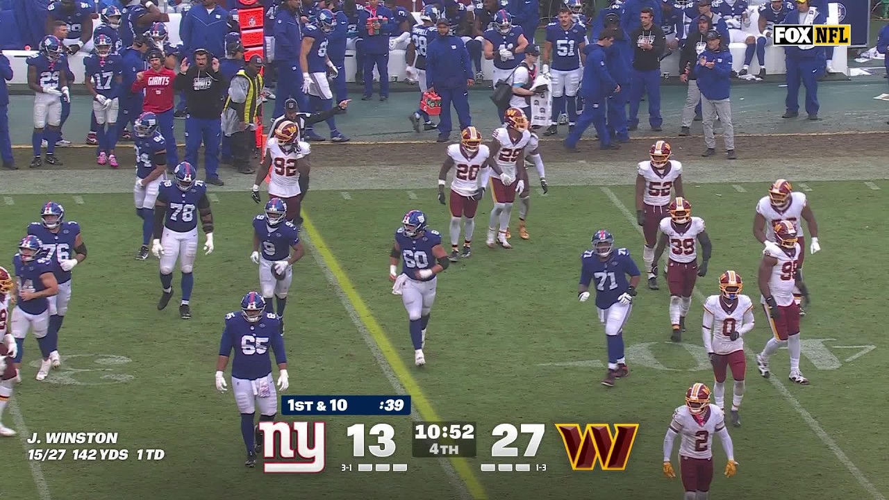 What a way to end the game in Washington