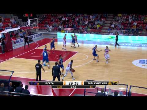 ABA Liga 2014/15, Round 02 match: Igokea - Budućnost VOLI