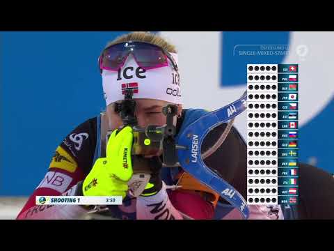 Biathlon WC Östersund 30.11.2019 - Single Mixed Relay (German)