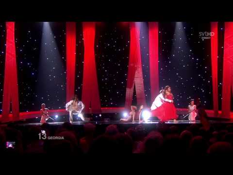 HD HDTV GEORGIA ESC Eurovision Song Contest 2010 Final LIVE Sofia Nizharadze - Shine