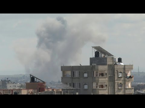 Smoke over Rafah, Khan Yunis after airstrike | AFP