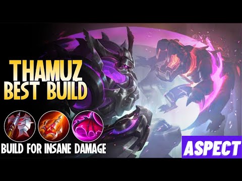 94% Current Win Rate Thamuz Sidelane Burn Out Enemies! - Top 1 Global Thamuz Aspect Youtube - ML