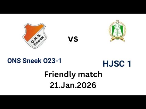 ONS Sneek O23-1 vs HJSC 1 (Friendly match 21.Jan.2026)-Half1