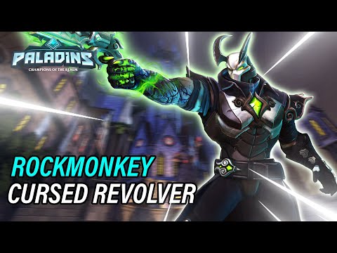 rockmonkey Androxus Pro Competitive l GRANDMASTER l CURSED REVOLVER l PALADINS GAMEPLAY