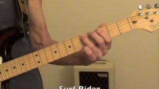 Surf Rider - Guitar Lesson