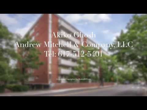 29 Concord Ave, Unit 303, Cambridge, MA   Akiko Ghosh   Tel 617 512 5401