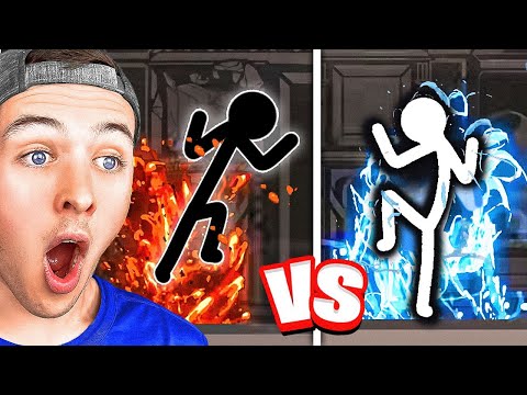Reacting to THE ELEMENTALIST Stickman Fight!