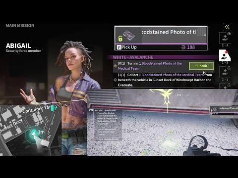 (LOST LIGHT) Abigail WHITE - AVALANCHE = Blood Stained Photo Location on Windswept Harbor