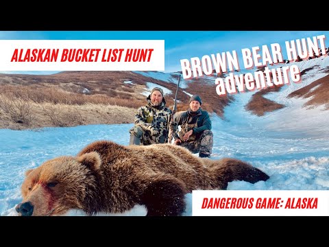 HUNTING GIANT GRIZZLY BEARS | ALASKA PENINSULA BROWN BEAR HUNT…BIG BEAR DROPS!