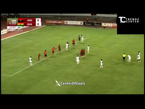 Ghana Vs Angola... Jordan Ayew Free kick Goal