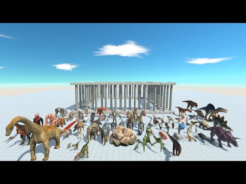 1 vs 1 ALL UNITS COMPETITION in Ring Animal Revolt Battle Simulator
