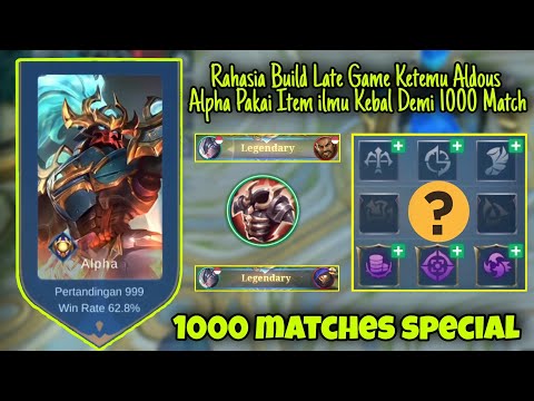 SPECIAL MATCH 999 KE 1000 MATCH ALPHA NEKAT SOLO RANK APAKAH WIN ATAU LOSE - BUILD ALPHA TERSAKIT 22