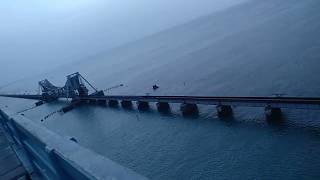 preview picture of video 'Beauty of Pamban Bridge -- Evening Time -- Rameshwaram Trip'