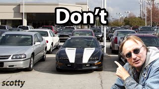 3 Places Only Stupid People Buy Cars
