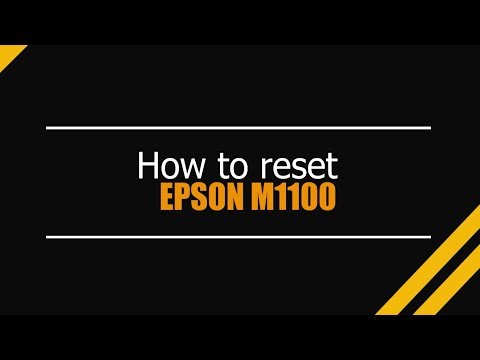 Tutorial Reset Epson ET-M1100 — como fazer o reset passo a passo