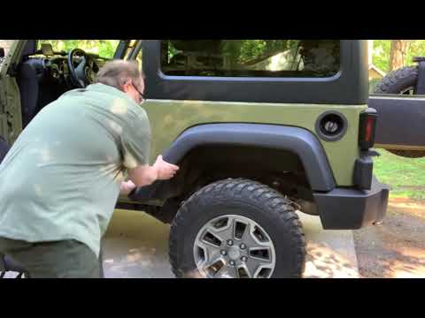 Jeep JK Rear Fender Removal