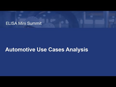 Automotive Use Cases Analysis