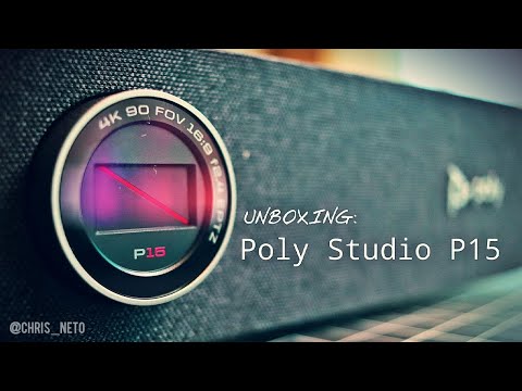 2 minute Unboxing: Poly Studio P15 video conferencing bar (Certified for Microsoft Teams & Zoom)