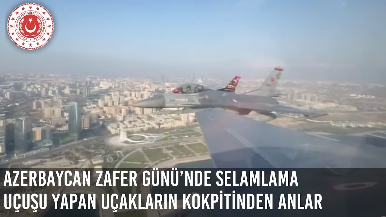 Hərbi paradda F-16-dan çəkilmiş VİDEO