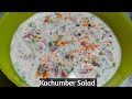 Kachumber Salad Recipe || Mix Vegetable Raita Recipe