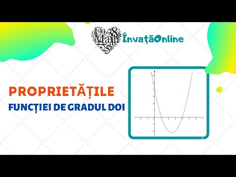 Proprietățile funcției de gradul doi | ÎnvațăOnline