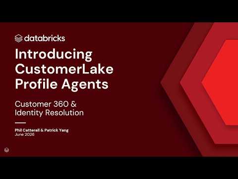 Watch: Introducing: CustomerLake - Profile Agents