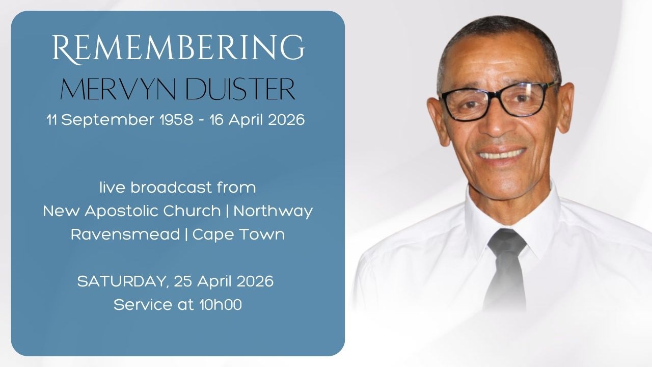 In Loving Memory | MERWYN DUISTER | 1958 - 2026