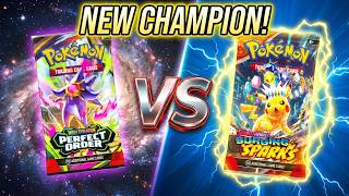 NEW CHAMPION! 🏆 Surging Sparks vs Perfect Order Pack Battle