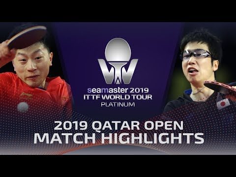 Ma Long vs Jun Mizutani | 2019 ITTF Qatar Open Highlights (1/4)