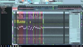 FREE FLP: Headhunterz &amp; Crystal Lake - The Universe Is Ours (FL Studio Remake)