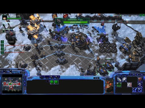 StarCraft 2 Peacekeeper Campaign Mission 2 - Train Get Away