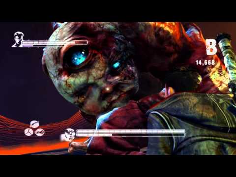 DmC Devil May Cry 5 Walkthrough Part 14/Mission 14(Last Dance) BOSS#4 Mundus' Spawn [XBOX360/PS3/PC]