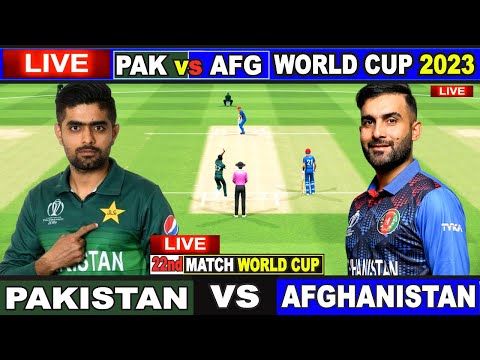 Live: PAK Vs AFG, ICC World Cup 2023 | Live Match Centre | Pakistan Vs Afghanistan | 2nd Innings