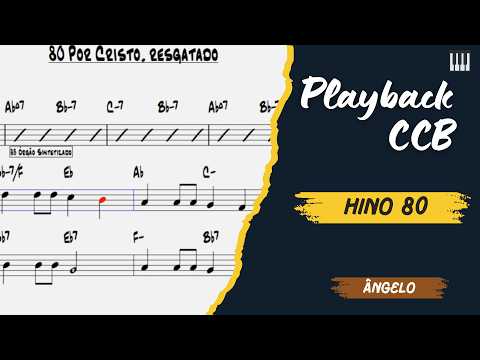 HINO 80 CCB – Por Cristo, Resgatado | Playback