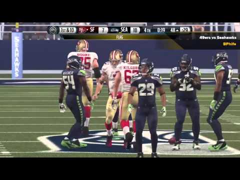 Madden 16: A very memorable ending moment against a NFC rival | (49ers vs Seattle Seahawks)