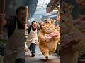 The Tiger Cubs Adopted A Very Responsible Orange Cat As Their Dad Funny Funnycats Catlovers
