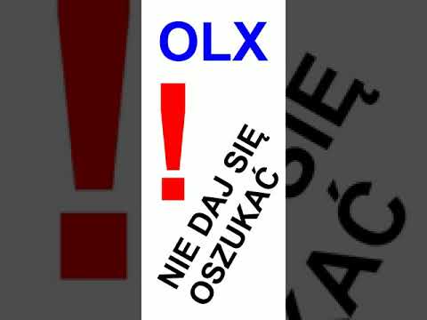 Uwaga - oszustwo na OLX. Nie daj się oszukać. Bądź ostrożny.