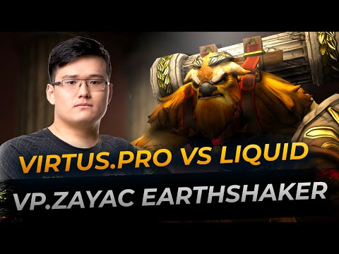 VP.Zayac plays Earthshaker vs Liquid | Full Gameplay Dota 2 Replay