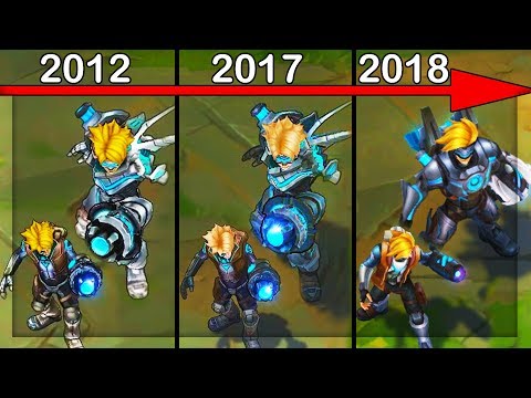 Evolution of Pulsefire Ezreal - All Updates (League of Legends)