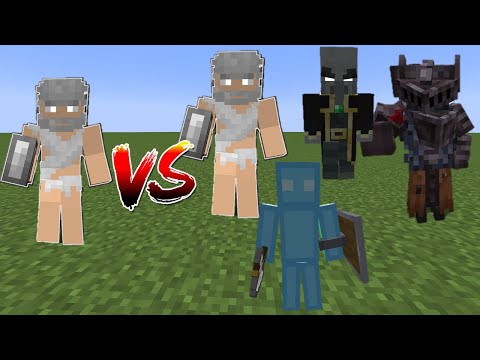 Perun The God VS Salmon's Genesis Bosses - Minecraft Mob Battle