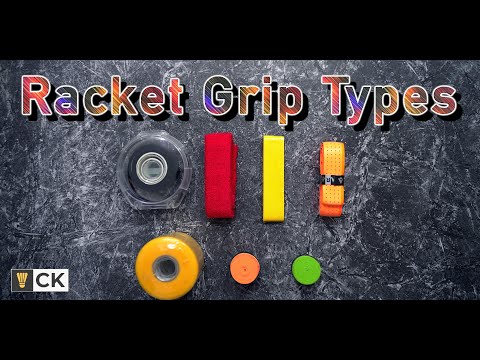Part of a video titled Types of Racket Grip and How To Grip Them - YouTube