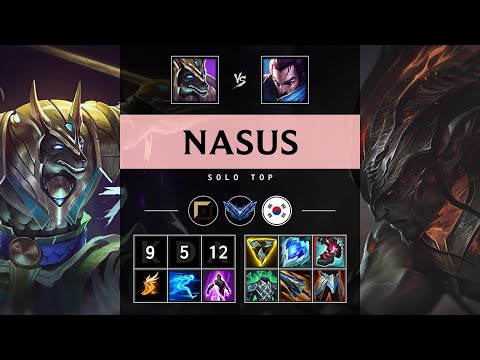 Nasus Top vs Yasuo - KR Diamond Patch 25.08