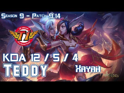 SKT T1 Teddy XAYAH vs KAI'SA ADC - Patch 9.14 KR Ranked