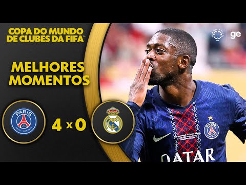 Gols e lances de PSG x Real Madrid