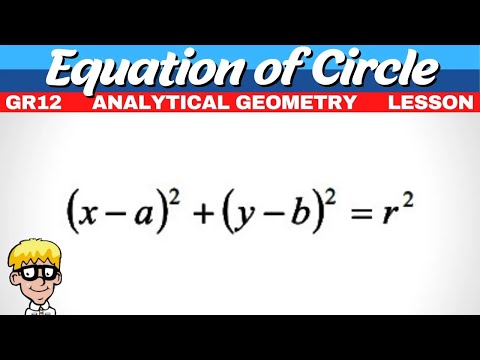 Equation of Circle Grade 12